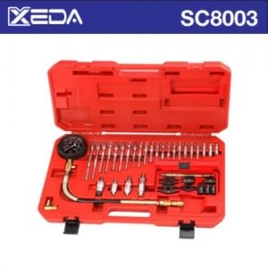 디젤 압축압력테스터기세트 (국내차, 수입차 겸용) 37pcs 고급형 XEDA SC8003